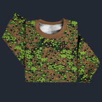 Modetrail German Oak Leaf Eichenlaubmuster Spring Camo Sweater Costume, Military Costume S-5XL US Size, Gift For Him