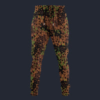 Modetrail German Pea Dot Erbsenmuster Camo Sweatpants Costume, Military Costume S-5XL US Size, Gift For Him