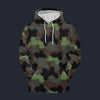 Modetrail German Truppenversuch Punkttarnmuster Camo Fleece Hoodie Costume, Military Costume S-5XL US Size, Gift For Him