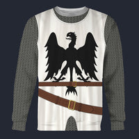 Modetrail Germany 12th Century German Knight Sweater Costume, Germany Costume S-5XL US Size, Gift For Him