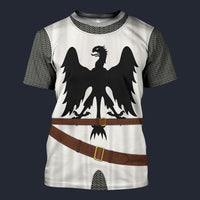 Modetrail Germany 12th Century German Knight T-shirt Costume, Germany Costume S-5XL US Size, Gift For Him