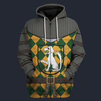 Modetrail Germany 13th Century German Knight Zip Hoodie Costume, Germany Costume S-5XL US Size, Gift For Him
