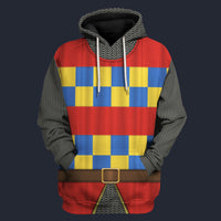 Modetrail Germany 14th Century Holy Roman Empire Knight Tracksuit Costume Hoodie Sweatshirt T-Shirt Sweatpants, Germany Costume S-5XL US Size