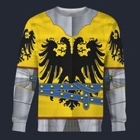 Modetrail Germany 15th Century Holy Roman Empire Knight Long Sleeves Costume, Germany Costume S-5XL US Size, Gift For Him