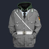 Modetrail Germany Bundeswehr Wachbataillon Hauptgefreiter Fleece Zip Hoodie Costume, Germany Costume S-5XL US Size, Gift For Him