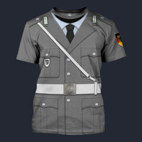 Modetrail Germany Bundeswehr Wachbataillon Hauptgefreiter T-shirt Costume, Germany Costume S-5XL US Size, Gift For Him