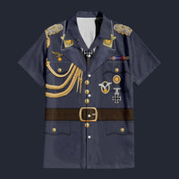 Modetrail Germany Erhard Milch Hawaiian Shirt Costume, Germany Costume S-5XL US Size, Unisex Button Down Shirt