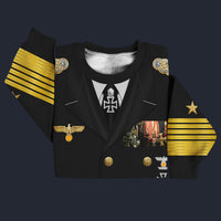 Modetrail Germany Erich Raeder WWII Kriegsmarine Sweater Costume, Germany Costume S-5XL US Size, Gift For Him