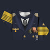 Modetrail Germany Erich Raeder WWII Kriegsmarine Version 2 Sweater Costume, Germany Costume S-5XL US Size, Gift For Him