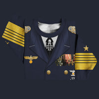 Modetrail Germany Erich Raeder WWII Kriegsmarine Version 2 Sweater Costume, Germany Costume S-5XL US Size, Gift For Him