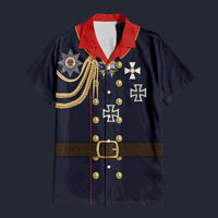 Modetrail Germany Gerhard Johann David von Scharnhorst Hawaiian Shirt Costume, Germany Costume S-5XL US Size, Unisex Button Down Shirt