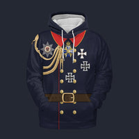Modetrail Germany Gerhard Johann David von Scharnhorst Hoodie Costume, Germany Costume S-5XL US Size, Gift For Him