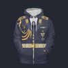 Modetrail Germany Hermann Goering Fleece Zip Hoodie Costume, Germany Costume S-5XL US Size, Gift For Him
