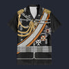 Modetrail Germany Kaiser Wilhelm II Crown Prince Hawaiian Shirt Costume, Germany Costume S-5XL US Size, Unisex Button Down Shirt