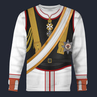 Modetrail Germany Kaiser Wilhelm II Uniform Garde du Corps Sweater Costume, Germany Costume S-5XL US Size, Gift For Him