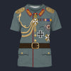 Modetrail Germany Kaiser Wilhelm II Version 2 T-shirt Costume, Germany Costume S-5XL US Size, Gift For Him