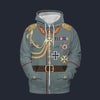 Modetrail Germany Kaiser Wilhelm II Version 2 Tracksuit Costume Hoodie Sweatshirt T-Shirt Sweatpants, Germany Costume S-5XL US Size