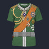 Modetrail Germany Kaiser Wilhelms II in Uniform im Dreifarbendruck 1906 T-shirt Costume, Germany Costume S-5XL US Size, Gift For Him