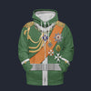 Modetrail Germany Kaiser Wilhelms II in Uniform im Dreifarbendruck 1906 Tracksuit Costume Hoodie Sweatshirt T-Shirt Sweatpants, Germany Costume S-5XL US Size