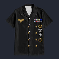 Modetrail Germany Karl Donitz Hawaiian Shirt Costume, Germany Costume S-5XL US Size, Unisex Button Down Shirt