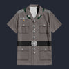 Modetrail Germany M40 Heer Army WWII Hawaiian Shirt Costume, Germany Costume S-5XL US Size, Unisex Button Down Shirt