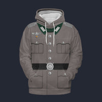 Modetrail Germany M40 Heer Army WWII Tracksuit Costume Hoodie Sweatshirt T-Shirt Sweatpants, Germany Costume S-5XL US Size