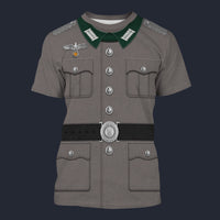 Modetrail Germany M40 Heer Army WWII T-shirt Costume, Germany Costume S-5XL US Size, Gift For Him