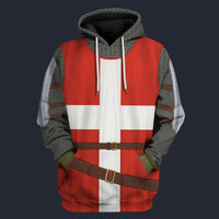 Modetrail Germany Military Orders Holy Roman Empire Knight Hoodie Costume, Germany Costume S-5XL US Size, Gift For Him