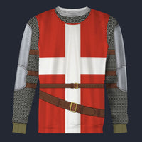 Modetrail Germany Military Orders Holy Roman Empire Knight Long Sleeves Costume, Germany Costume S-5XL US Size, Gift For Him