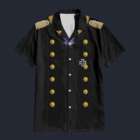 Modetrail Germany Otto von Bismarck Hawaiian Shirt Costume, Germany Costume S-5XL US Size, Unisex Button Down Shirt