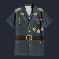 Modetrail Germany Robert Ritter von Greim WWII Hawaiian Shirt Costume, Germany Costume S-5XL US Size, Unisex Button Down Shirt