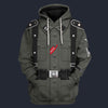 Modetrail Germany SS Infantry-NCO Rottenfuhrer Fleece Hoodie Costume, Germany Costume S-5XL US Size, Gift For Him