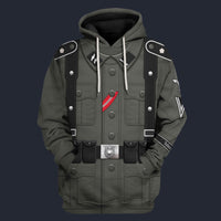 Modetrail Germany SS Infantry-NCO Rottenfuhrer Tracksuit Costume Hoodie Sweatshirt T-Shirt Sweatpants, Germany Costume S-5XL US Size