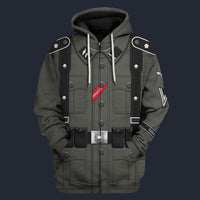 Modetrail Germany SS Infantry-NCO Rottenfuhrer Zip Hoodie Costume, Germany Costume S-5XL US Size, Gift For Him