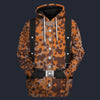 Modetrail Germany SS Infantry Oak leaf Camouflage Fleece Hoodie Costume, Germany Costume S-5XL US Size, Gift For Him