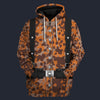 Modetrail Germany SS Infantry Oak leaf Camouflage Fleece Zip Hoodie Costume, Germany Costume S-5XL US Size, Gift For Him