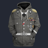 Modetrail Germany SS-Obergruppenführer Reinhard Heydrich Tracksuit Costume Hoodie Sweatshirt T-Shirt Sweatpants, Germany Costume S-5XL US Size