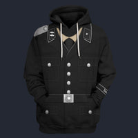 Modetrail Germany SS Parade Uniform Unterscharführer Tracksuit Costume Hoodie Sweatshirt T-Shirt Sweatpants, Germany Costume S-5XL US Size