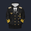 Modetrail Germany Theodor Krancke WWII Kriegsmarine Fleece Hoodie Costume, Germany Costume S-5XL US Size, Gift For Him