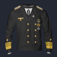 Modetrail Germany Theodor Krancke WWII Kriegsmarine Long Sleeves Costume, Germany Costume S-5XL US Size, Gift For Him