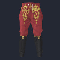 Modetrail Germany WWI Kaiser Wilhelm II of Prussia as Red Sweatpants Costume, Germany Costume S-5XL US Size, Gift For Him