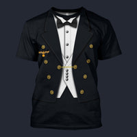 Modetrail Germany WWII Kriegsmarine Officer_s Mess T-shirt Costume, Germany Costume S-5XL US Size, Gift For Him