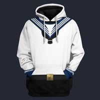 Modetrail Germany Wachbataillon Personnel In Navy Fleece Hoodie Costume, Germany Costume S-5XL US Size, Gift For Him