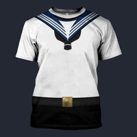 Modetrail Germany Wachbataillon Personnel In Navy T-shirt Costume, Germany Costume S-5XL US Size, Gift For Him