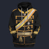 Modetrail Germany Wilhelm I Zip Hoodie Costume, Germany Costume S-5XL US Size, Gift For Him