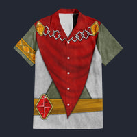 Modetrail Ghirahim Attire Hawaiian Shirt Costume, The Legend of Zelda Costume S-5XL US Size, Unisex Button Down Shirt