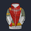 Modetrail Ghirahim Attire Zip Hoodie Costume, The Legend of Zelda Costume S-5XL US Size, Gift For Him