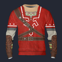 Modetrail Goron Tunic Zelda Hylian Shield Long Sleeves Costume, The Legend of Zelda Costume S-5XL US Size, Gift For Him