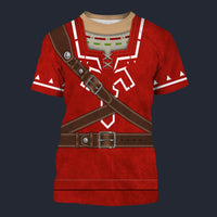 Modetrail Goron Tunic Zelda T-shirt Costume, The Legend of Zelda Costume S-5XL US Size, Gift For Him
