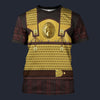 Modetrail Greece Alexander the Great Linothorax Essos 333 B.C T-shirt Costume, France Costume S-5XL US Size, Gift For Him